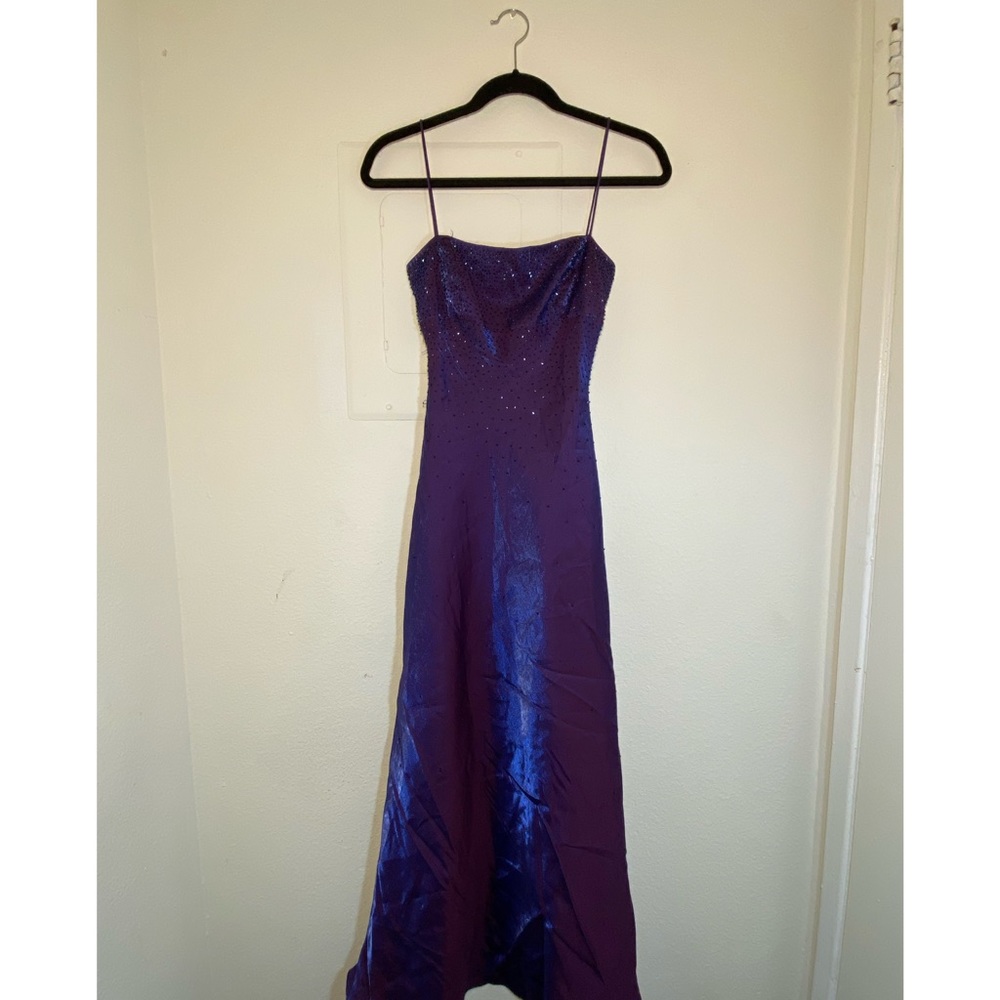 Purple party dress
